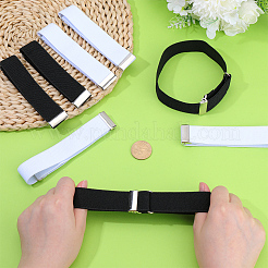 8 шт. 2-цветные полиэстеровые держатели для рукавов рубашек&nbsp;AJEW-CY0002-13