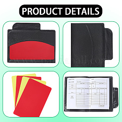 Футбольный арбитр книга из искусственной кожи&nbsp;AJEW-WH20121-15B