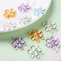 Прозрачные акриловые бусины&nbsp;X-TACR-S154-35C