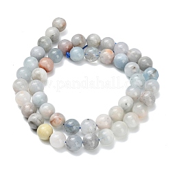 Природные Аквамарин бисер нитей&nbsp;G-F591-29B-8mm