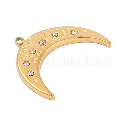 Подвески из нержавеющей стали 304 со стразами&nbsp;STAS-I325-036G