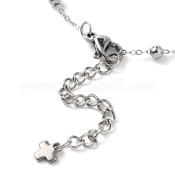 Браслеты на ногу из нержавеющей стали 304 с кисточками и цепочкой для женщин&nbsp;AJEW-AN00678