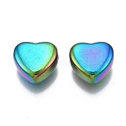 Стойка покрытие радужного цвета бусины из нержавеющей стали 304&nbsp;STAS-S119-084