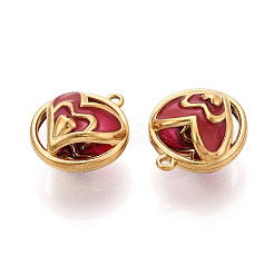 Подвески из нержавеющей стали 304 с эмалью&nbsp;STAS-N124-04G