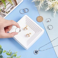 Левкас ювелирное блюдо DJEW-WH0037-89