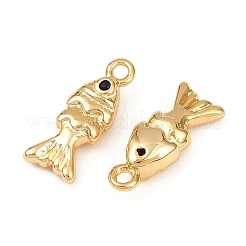 Подвески из латуни с микропаве из кубических цирконий на тему океана&nbsp;X1-KK-F902-08I-G