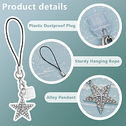 Сплав с подвеской из кристаллов и страз&nbsp;HJEW-OC00035