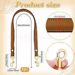 1 шт. ручки для сумки из коровьей кожи с застежками из сплава&nbsp;FIND-PH0028-16A