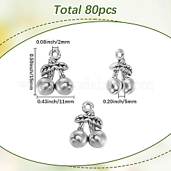 80 шт. Подвески из сплава в тибетском стиле&nbsp;FIND-SC0014-56AS