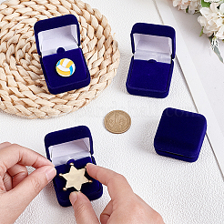 Пластиковая обложка с бархатными упаковочными коробками для брошей&nbsp;VBOX-WH0012-08A