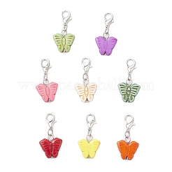 Подвеска-бабочка из синтетической бирюзы&nbsp;HJEW-JM03735