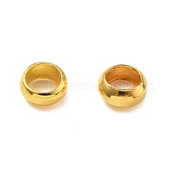 Зажимные бусины из латуни&nbsp;KK-S509-01G-06