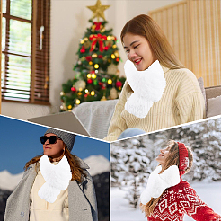 Шарф из искусственного меха лисы&nbsp;AJEW-WH20020-311B