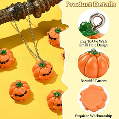 10 шт. подвески из непрозрачной смолы на Хэллоуин&nbsp;RESI-YW0004-94