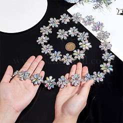 1 ярд стеклянных цепочек со стразами для гирлянд на свадьбу&nbsp;AJEW-PH0011-93