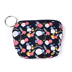 Кошельки из хлопковой ткани с цветочным узором&nbsp;AJEW-N003-11