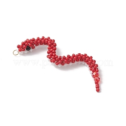 Стеклянные бусины большие подвески&nbsp;PALLOY-MZ01157-02