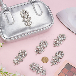 6 шт. стеклянные и сплавные аксессуары для одежды своими руками&nbsp;DIY-FG0008-13A