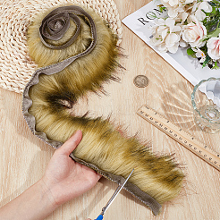 Лента из искусственного меха из акрилового волокна длиной 1 м&nbsp;OCOR-BC0009-20A