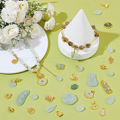 2 набор из 2 стилей подвесок из сплава и стекла&nbsp;FIND-AR0006-17