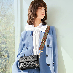 2 шт. 2-х цветные лямки для сумки из полиэстеровой тесьмы в стиле бохо&nbsp;DIY-WR0003-37