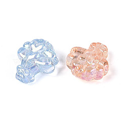 Уф-покрытие прозрачные акриловые бусины&nbsp;TACR-T029-28M