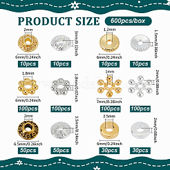 600шт наборы бусин-разделителей из сплава&nbsp;FIND-PH0025-83