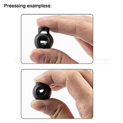 Окрашенное железо с 1 отверстием&nbsp;LS-X-FIND-E004-60B-18mm