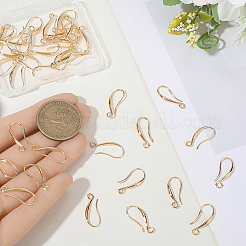 40 шт латунные серьги крючки&nbsp;KK-BBC0021-73