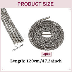 Резиновые шнурки со стразами&nbsp;AJEW-WH0752-498A