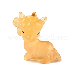 Светящиеся в темноте скульптуры из смолы витринные украшения&nbsp;LS-PW-WGBD4AA-02