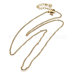 201 витая цепочка из нержавеющей стали&nbsp;NJEW-R023-09G