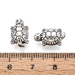 Сплавочные овальные бусины тибетского стиля &nbsp;TIBEB-T004-08AS