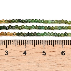 Нити бусин из натурального зеленого турмалина градиентного цвета&nbsp;G-Z106-H02-02A