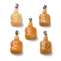 Натуральный топаз нефрита подвески&nbsp;G-B127-06P-03