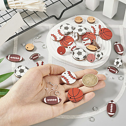 Набор для изготовления сережек на спортивную тему своими руками&nbsp;DIY-TA0006-10