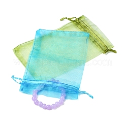 50 шт. мешочки из органзы для хранения ювелирных изделий&nbsp;OP-FS0001-05D