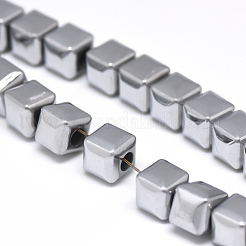 Гальванизировать немагнитных синтетический гематит бисер пряди&nbsp;G-T061-35A