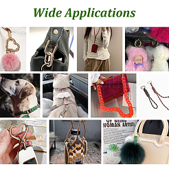 6 шт. 3 стиля латунных пружинных затворных колец&nbsp;KK-GA0002-11