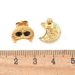 Серьги-гвоздики из нержавеющей стали 304&nbsp;EJEW-F361-02G