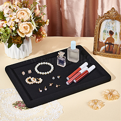 Прямоугольные деревянные подставки для демонстрации украшений&nbsp;ODIS-WH0043-178B-02