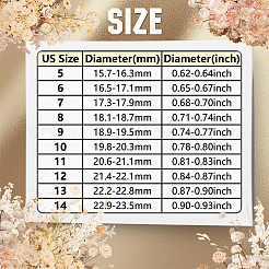 16 шт. 8 стиля рифленое кольцо из нержавеющей стали&nbsp;RJEW-SC0001-26