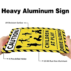 Уф-защищенный и водонепроницаемый алюминиевый предупреждающие знаки&nbsp;AJEW-WH0111-D-10