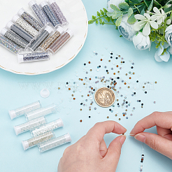 18 вид стеклянных бусин&nbsp;SEED-PH0001-50