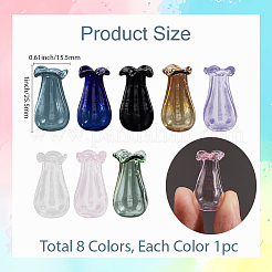 Стеклянная ваза&nbsp;AJEW-SP0002-41A