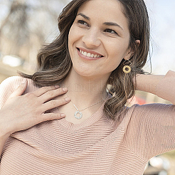 28 шт. 2-цветные экологически чистые соединительные кольца из сплава с покрытием для стойки&nbsp;FIND-GL0001-66