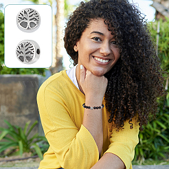 10 шт. ретро-бусины из нержавеющей стали 304&nbsp;STAS-UN0055-58