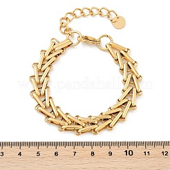 Браслеты из цепочек из нержавеющей стали 304 для женщин&nbsp;BJEW-F488-39G