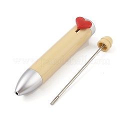 Шариковая ручка в форме сердца из пластика&nbsp;AJEW-P126-B03