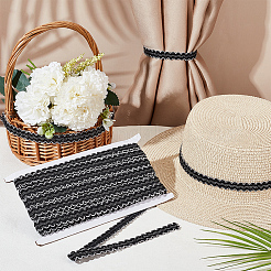 Лента из полиэстера с блестящей волнистой бахромой длиной 12 м.&nbsp;OCOR-WH0003-031A